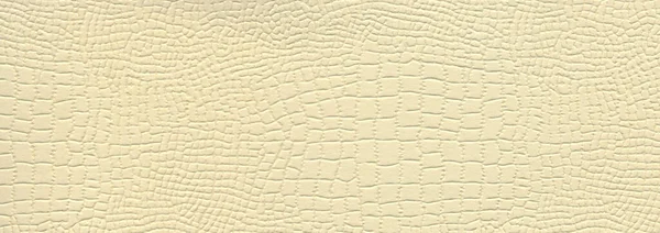 Suitable Background Crocodile Leather Texture Surface Kraft Beige Paper Close — Stock Photo, Image