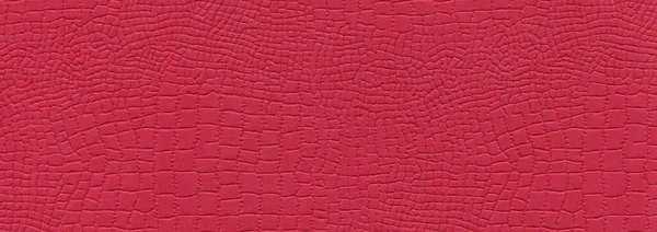 Adecuado Para Fondo Superficie Textura Piel Cocodrilo Kraft Rojo Burdeos —  Fotos de Stock