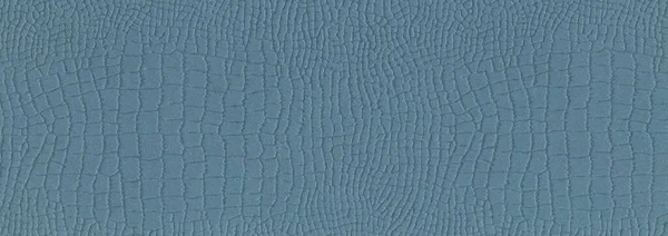 Geschikt Voor Achtergrond Krokodillenleer Textuur Oppervlak Kraft Blauw Papier Close — Stockfoto
