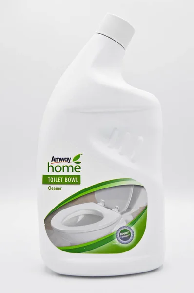 Plastic White Detergent Bottle Amway Cleaning Detergent Istanbul Turkey March — Stock Fotó