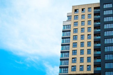 Modern konut daireleri ayrıntıları ve cephesi, merkez, ilçe, apartman dairesi, İstanbul Türkiye