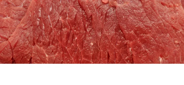 新鮮な赤肉の牛肉 生の赤肉のテクスチャをきれいにする — ストック写真