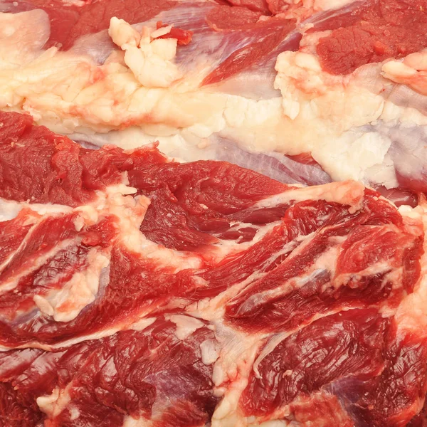 Чистый Свежее Красное Мясо Говядины Сырое Красное Мясо Текстуры — стоковое фото