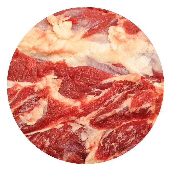 Clean Very Fresh Red Raw Meat Beef Raw Red Meat — Fotografia de Stock