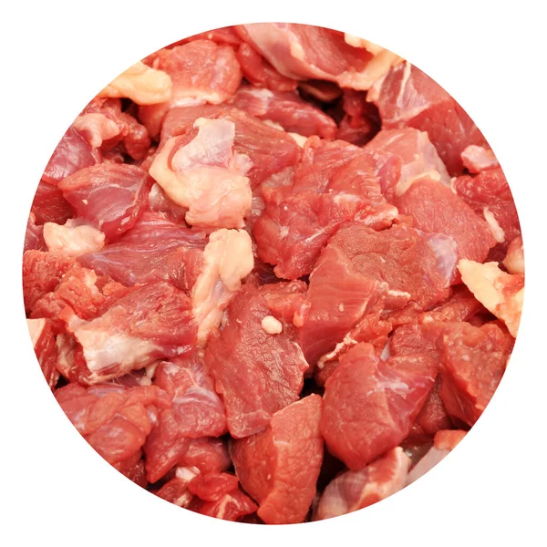 Clean Very Fresh Red Raw Meat Beef Raw Red Meat — Fotografia de Stock