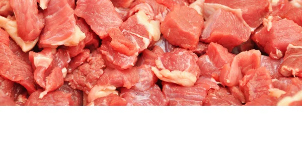 Sauberes Sehr Frisches Rohes Rindfleisch Rohes Rotes Fleisch Textur — Stockfoto