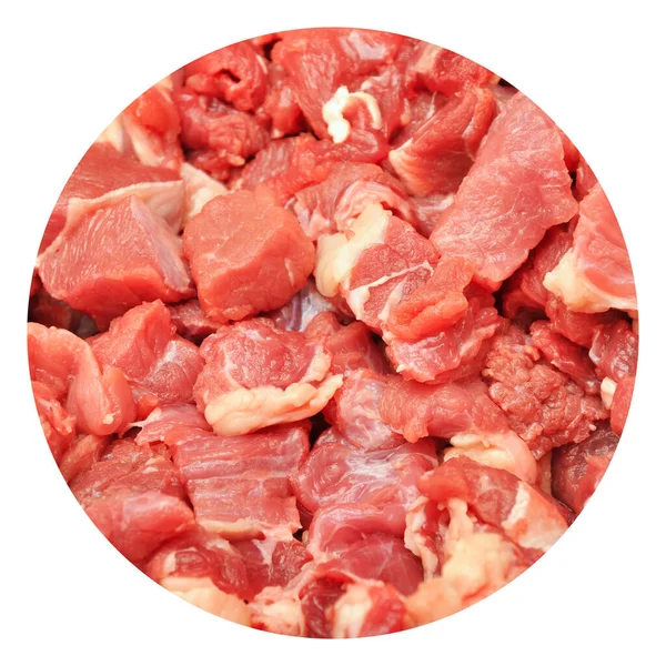 Clean Very Fresh Red Raw Meat Beef Raw Red Meat — Foto Stock