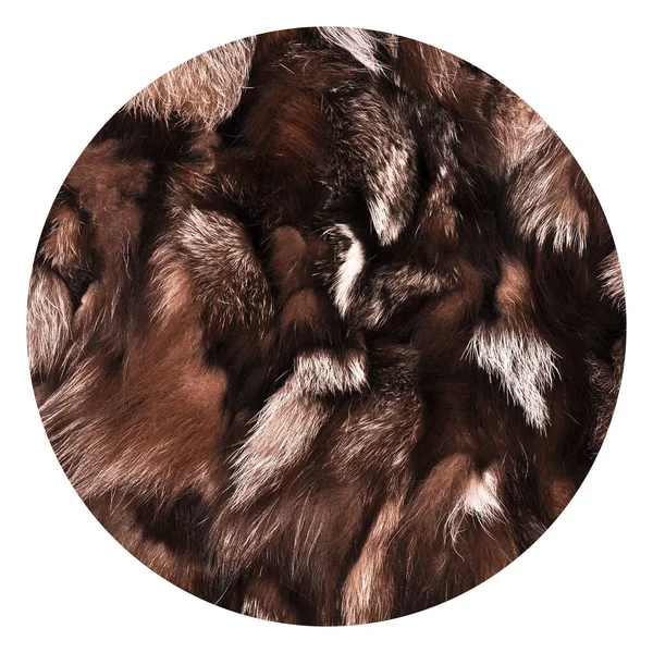 天然毛皮质感 女式服装 冬季女式毛皮外套质感 — 图库照片
