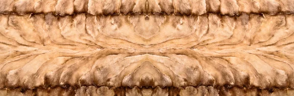 Naturalna Faktura Futra Luksusowa Odzież Wierzchnia Damskiej Mody Konsystencja Sierści — Zdjęcie stockowe