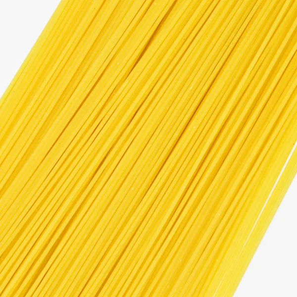 Lange Rohe Frische Und Gesunde Trockene Makkaroni Pasta Isoliert Auf — Stockfoto