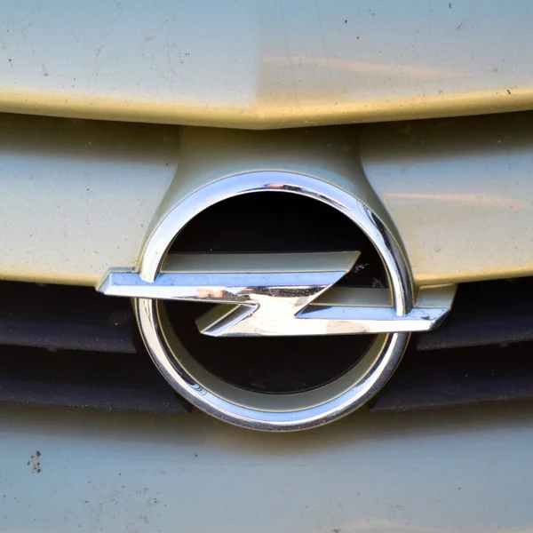 Opel Chrome Metal Logo Luxusní Auto Istanbulu Června 2017 Istanbul — Stock fotografie