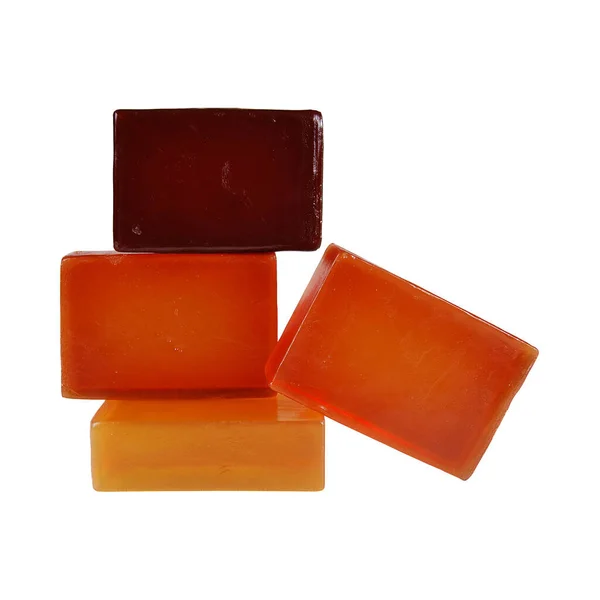 Orange Und Gelb Aromatische Und Duftende Seifenriegel — Stockfoto