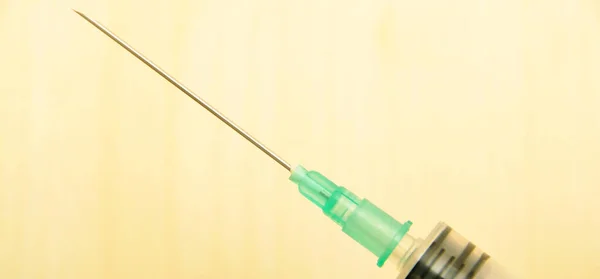 Seringa Plastic Injectabilă Medicală Poate Utilizată Spital Medici Asistente Medicale — Fotografie, imagine de stoc