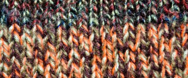 Yünden desenli kumaş. El yapımı kumaş rengi yün arkaplan dokusu