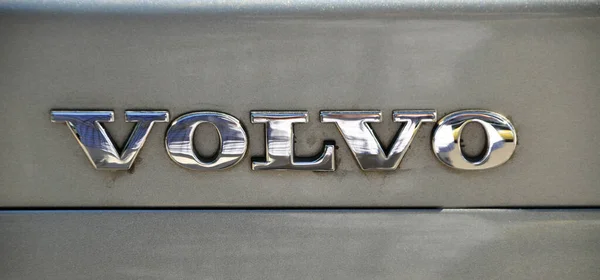 Stanbul Volvo Krom Metal Logosu Lüks Otomobil Mayıs 2012 Stanbul — Stok fotoğraf