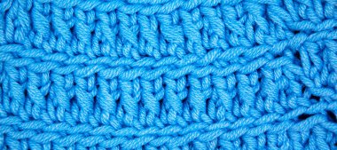 Yünden desenli kumaş. El yapımı kumaş mavi yün arkaplan dokusu