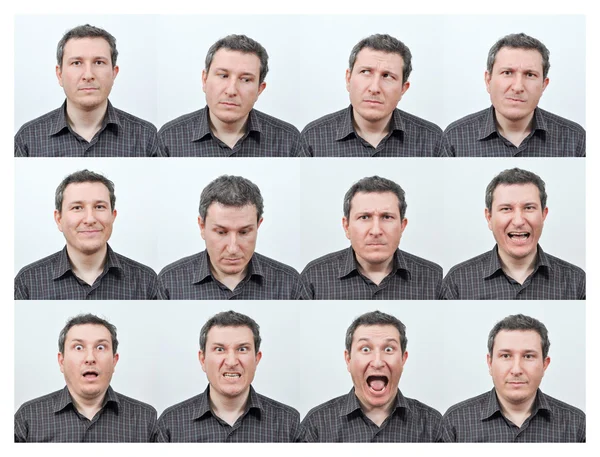 Obličejové výrazy — Stock fotografie