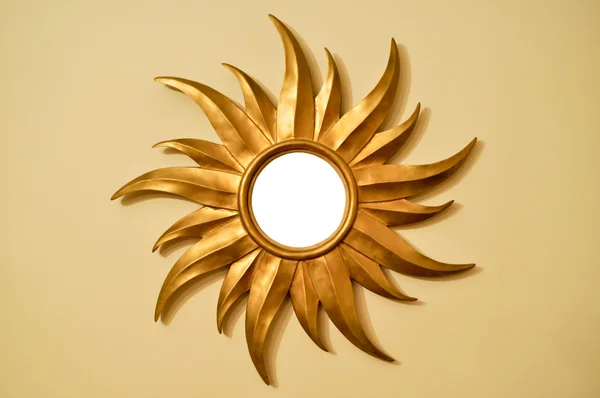 Moldura do sol de ouro — Fotografia de Stock