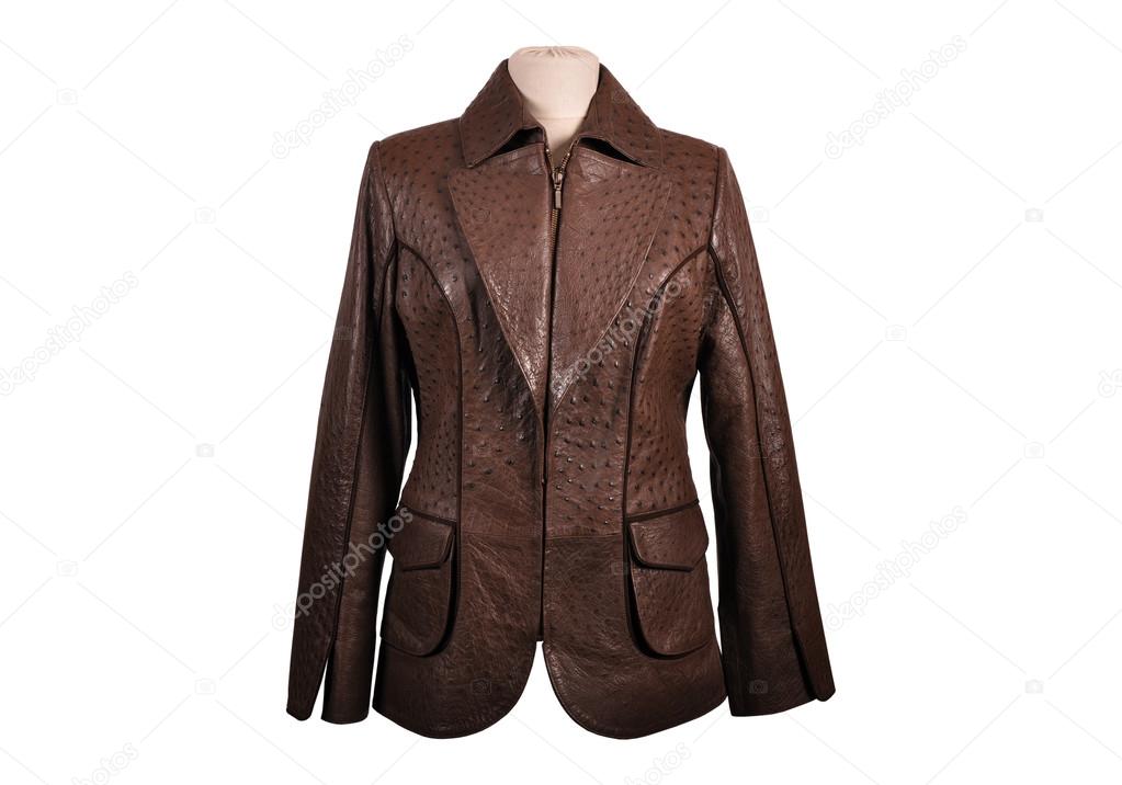 Isolated leather jackets