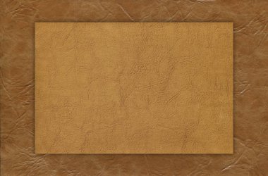 Taklit sığır derisi bej ve kahverengi desen yakın plan, herhangi bir tasarım çalışması için kullanışlı arka plan