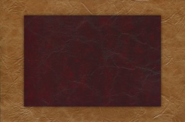 Taklit sığır derisi bej ve kırmızı doku yakın plan, herhangi bir tasarım çalışması için kullanışlı