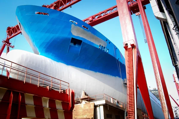 Construção naval — Fotografia de Stock