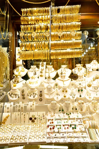 Joyería de oro en gran bazar —  Fotos de Stock