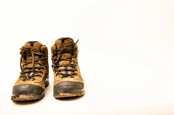 Botas de caminhada resistentes — Fotografia de Stock