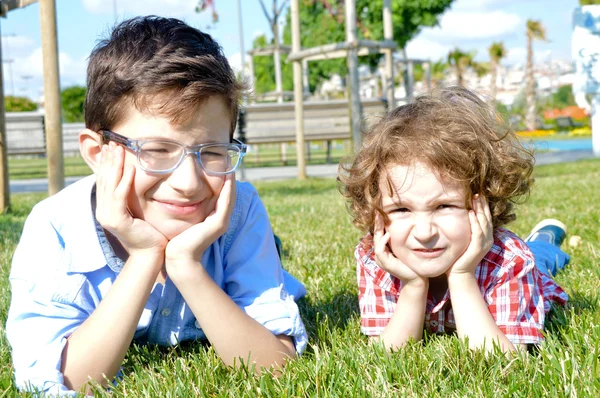 A cute brothers — Stock Photo, Image