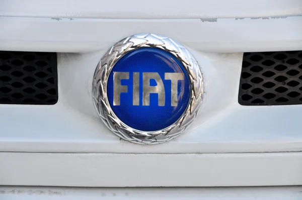 Antiguo logotipo de Fiat azul — Foto de Stock