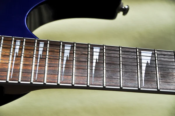 Teclado de guitarra elétrica — Fotografia de Stock