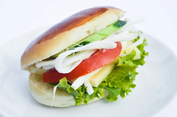 Sehr leckeres Sandwich — Stockfoto