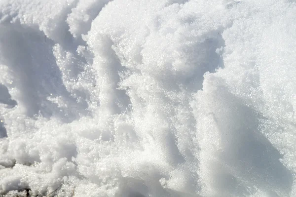 Естественный снег — стоковое фото