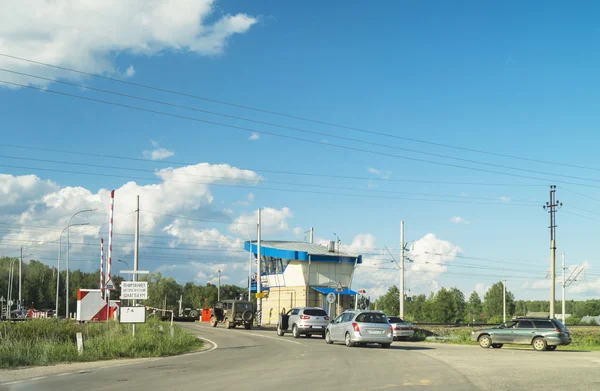 Moving the cars on superhighways — Stock Photo, Image