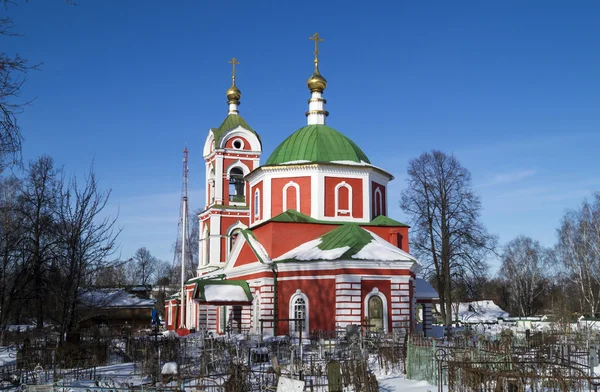 Templom Vozdvizheniya Cross Gospodnya város Vyazniki (1794-ben) — Stock Fotó