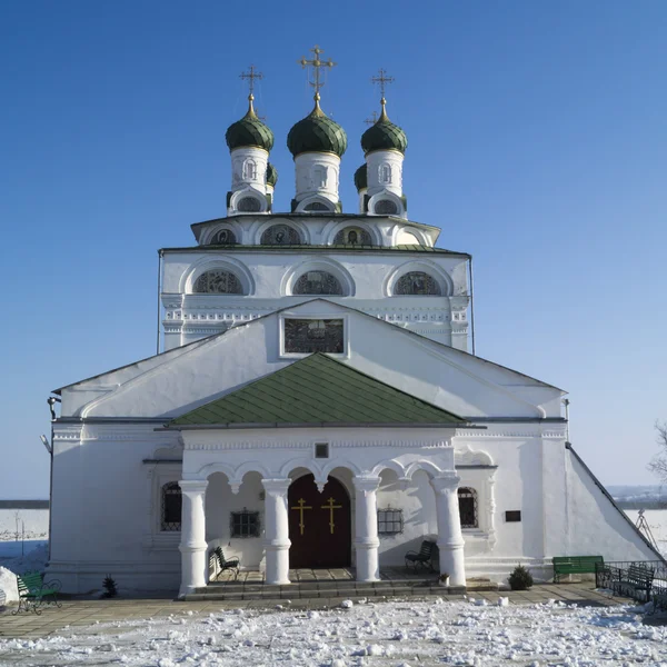 Bogoyavlenskiy 大教堂在市 Mstyora，俄罗斯 (1 男修道院 — 图库照片