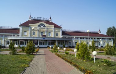 Bina istasyonunun City Vyazniki, Rusya Federasyonu