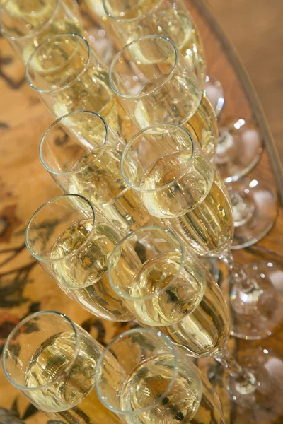 Glasses of champagne — Stock Photo, Image