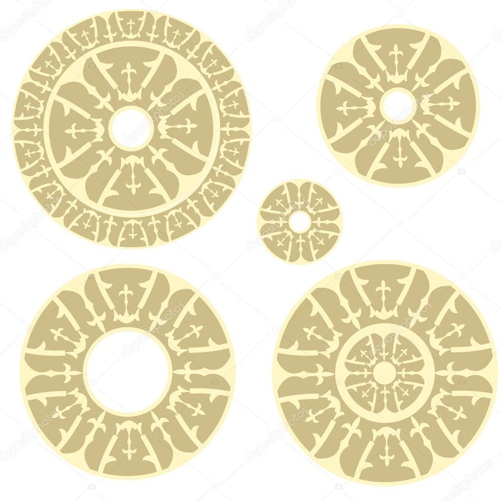 Russian circular ornament