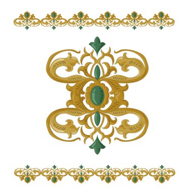 geleneksel Ortaçağ sorunsuz unsurları izole beyaz