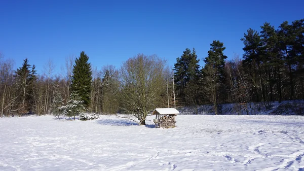 Idylle im Winter — Stockfoto