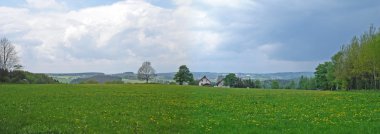 Almanya'da Erzgebirge peyzaj