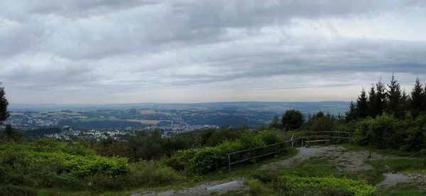 Krajobraz w Erzgebirge w Saksonii — Zdjęcie stockowe