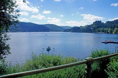 Eğlence göl Titisee üzerinde