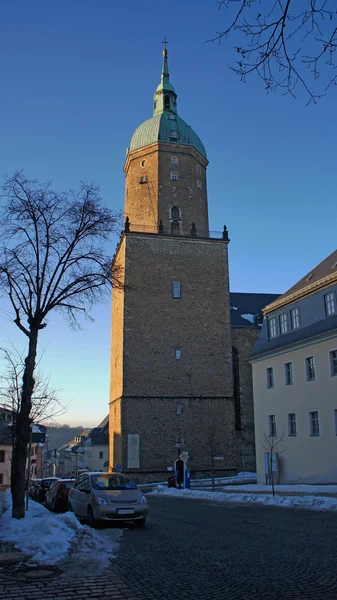 Sálový kostel v Sasku — Stock fotografie