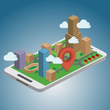 Akıllı telefon gezinme - Gps kavramı