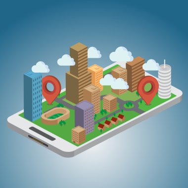Akıllı telefon gezinme - Gps kavramı