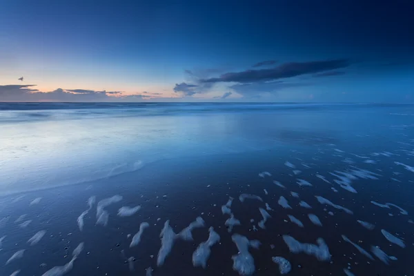 Soumraku na pobřeží Severního moře — Stock fotografie