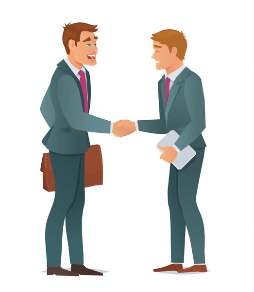 Handshake podnikatele — Stockový vektor