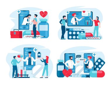 Çevrimiçi tıbbi destek kavramı